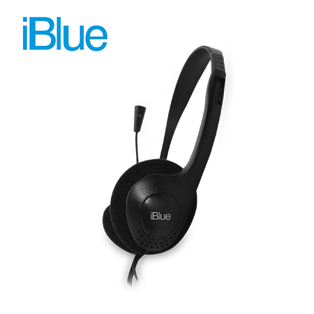 AUDIFONO C/MICROF. IBLUE HS-2001BK 3.5MM BLACK (PN HS-2001BK)